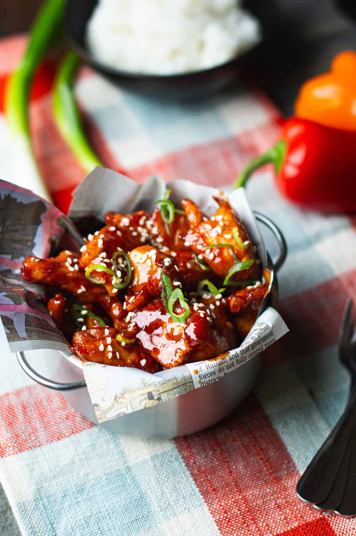 spicy korean boneless chicken wings | superman cooks