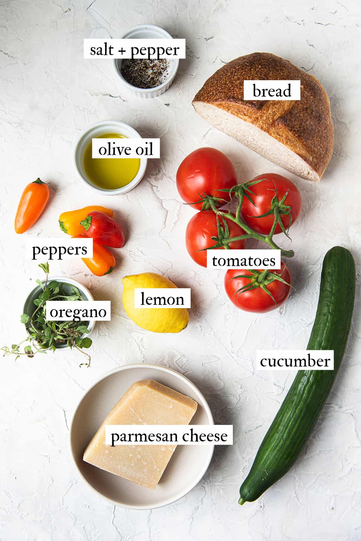 Panzanella Salad Recipe Ingredients