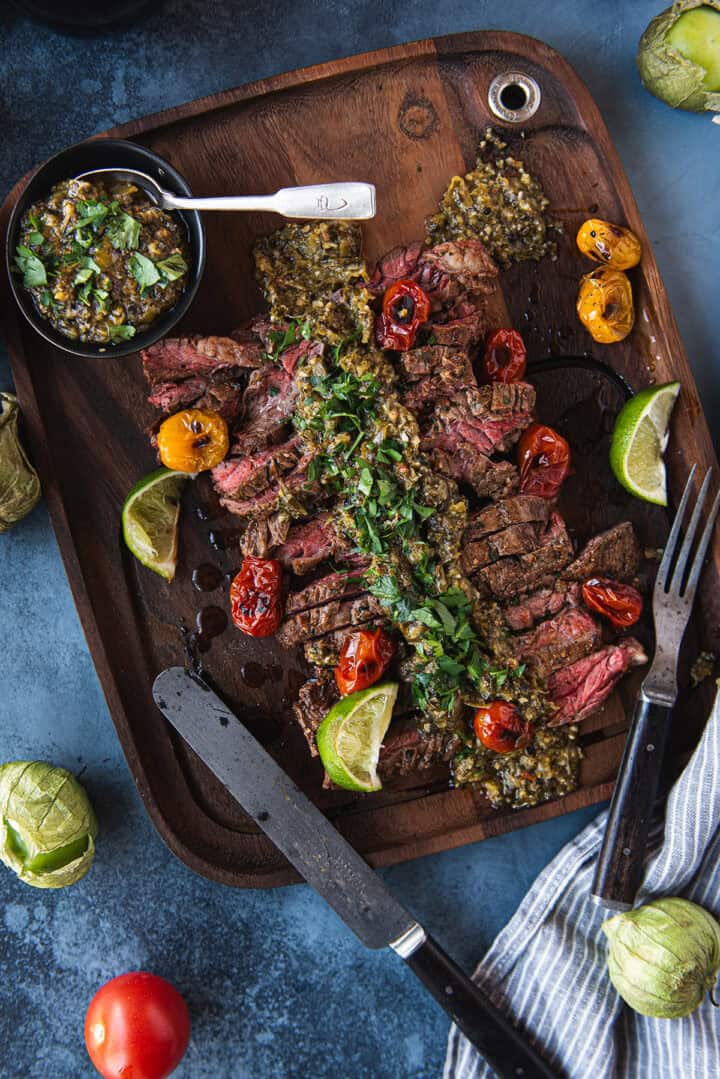 Skirt Steak Chimichurri Styled