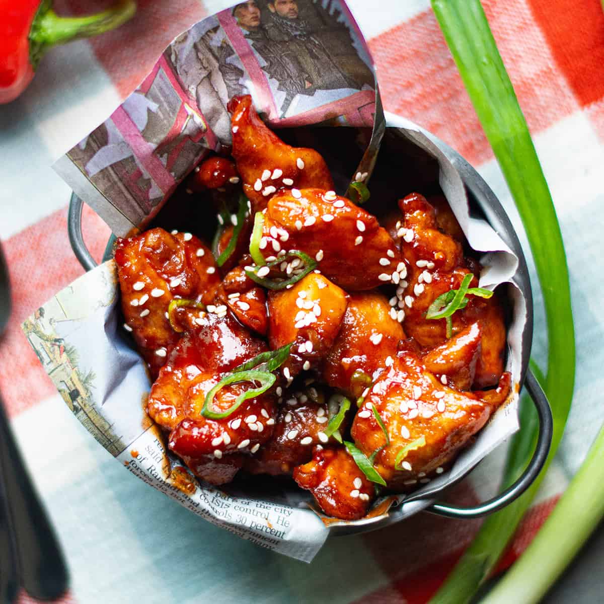 Spicy Korean Boneless Wings - superman cooks