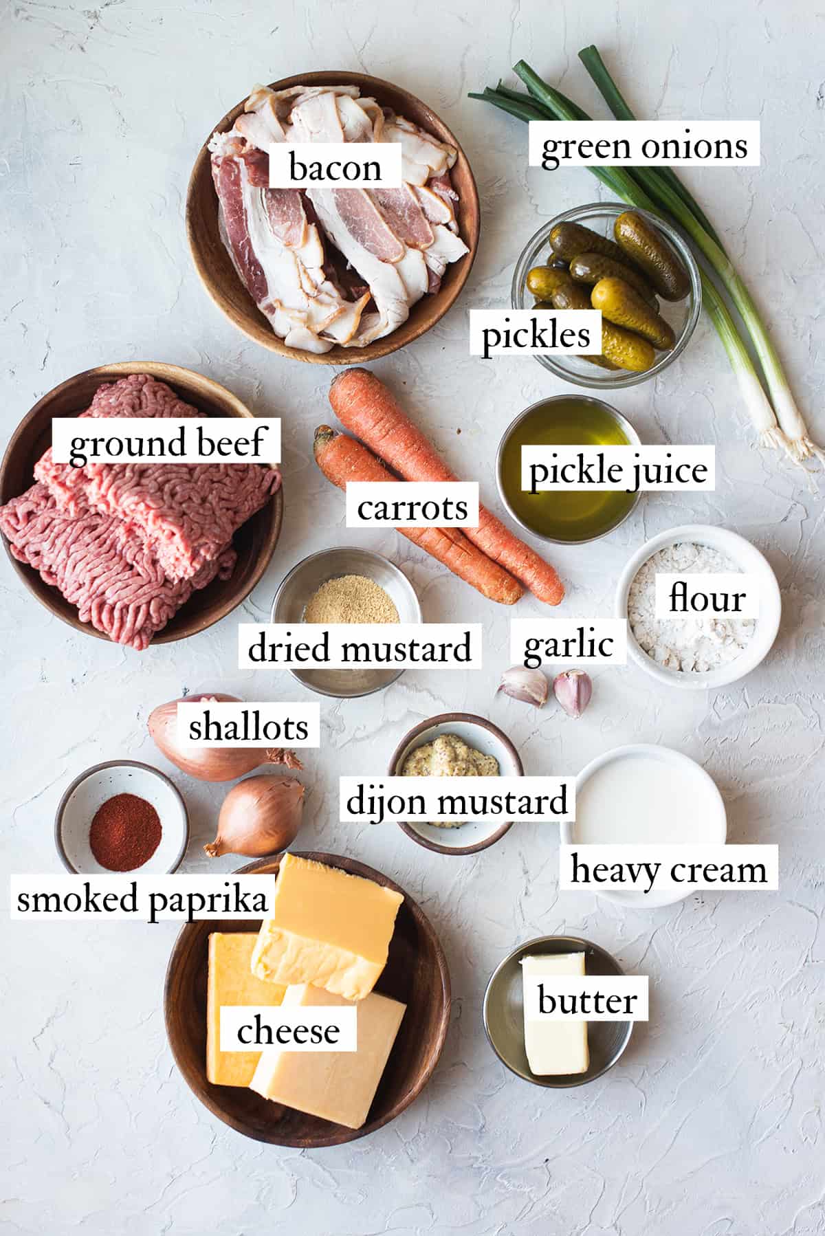 Cheeseburger Soup Ingredients